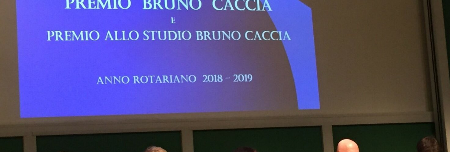 Il premio Bruno Caccia